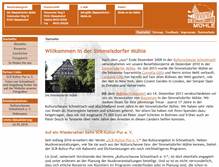 Tablet Screenshot of die-simmelsdorfer-muehle.de
